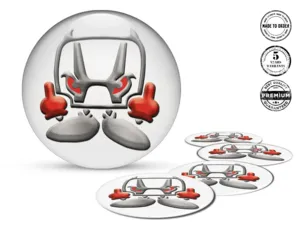 Domed badges Drift Style Luxury Dome for Vehicles